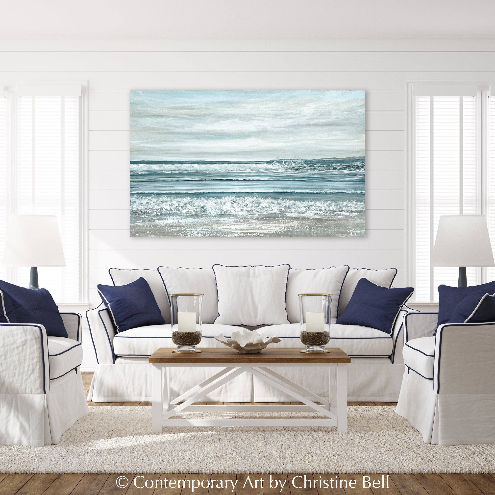 "Seaspray" Giclée Print Coastal Ocean Painting