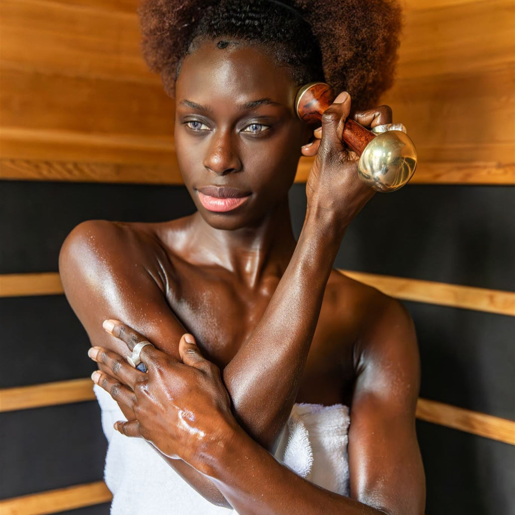 Dual-Dome Kansa Wand | Ayurvedic Tool for Detoxification