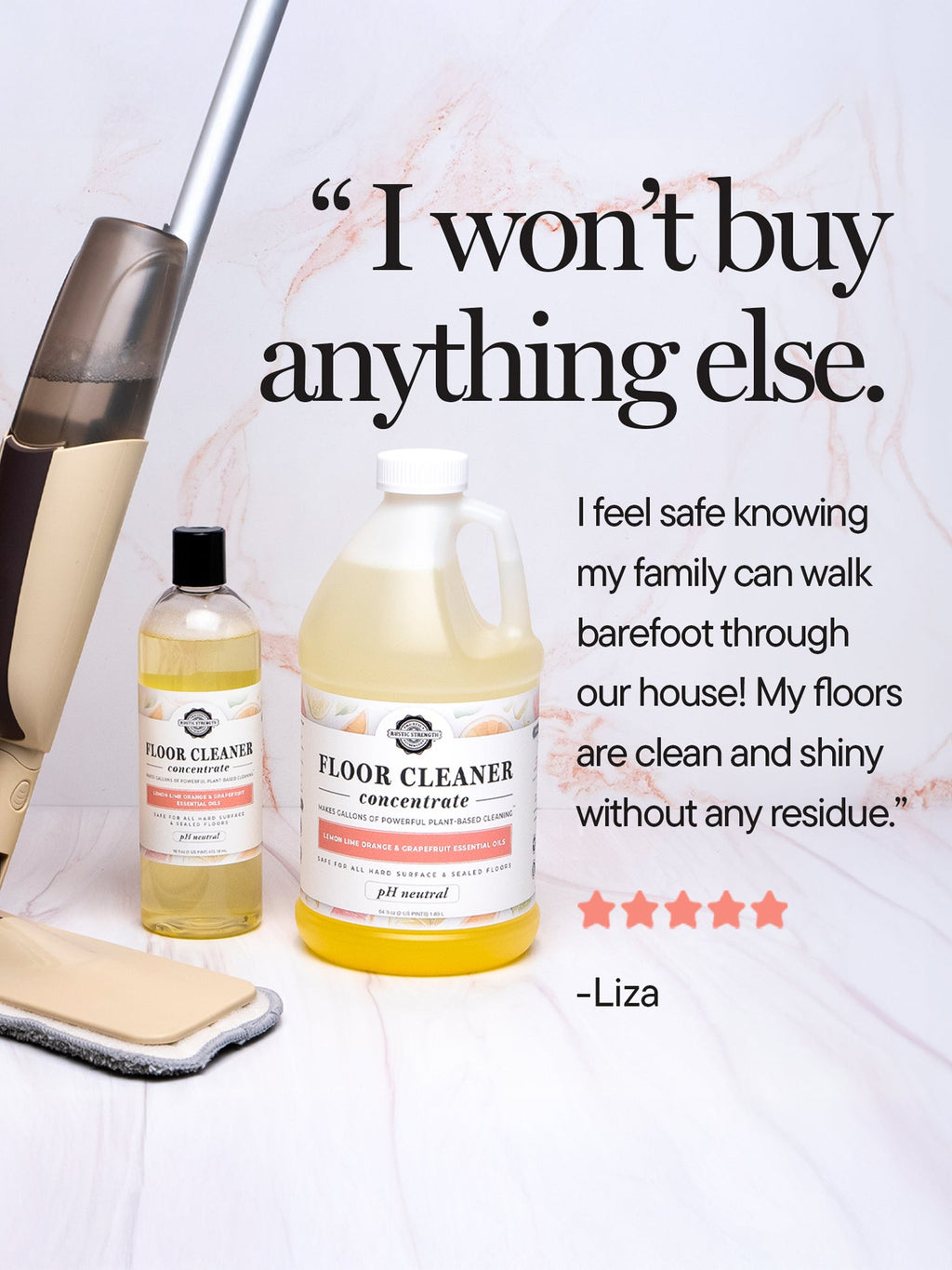 Floor Cleaner Concentrate | Lavender, Lemon & Mint