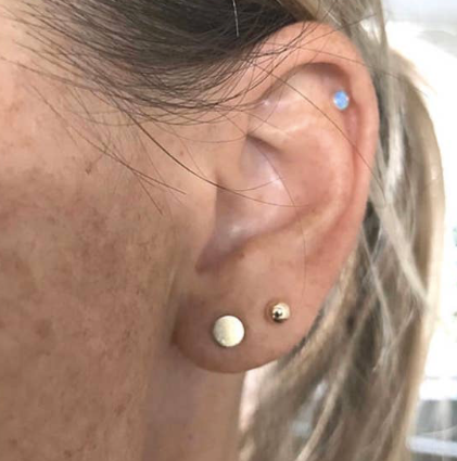 BALL STUD EARRINGS