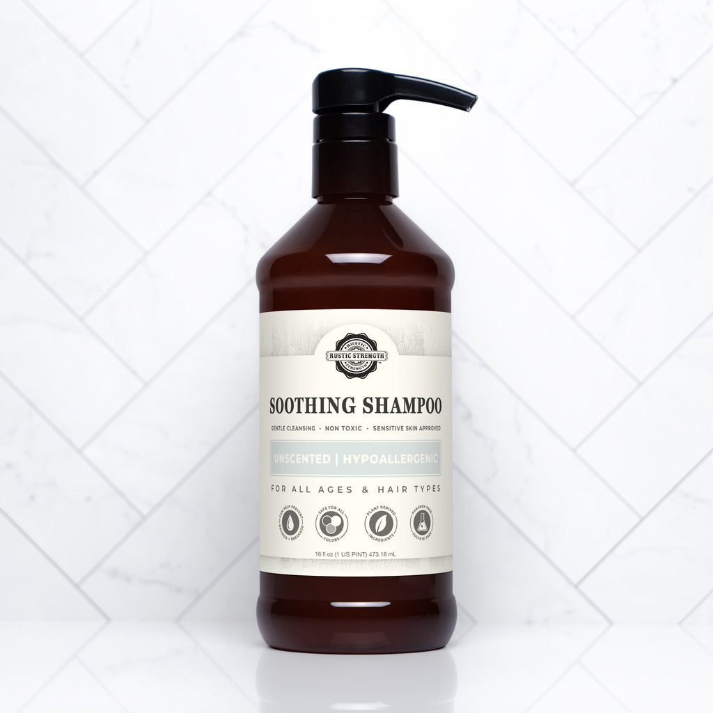 Soothing Shampoo | Unscented 16 oz Plastic
