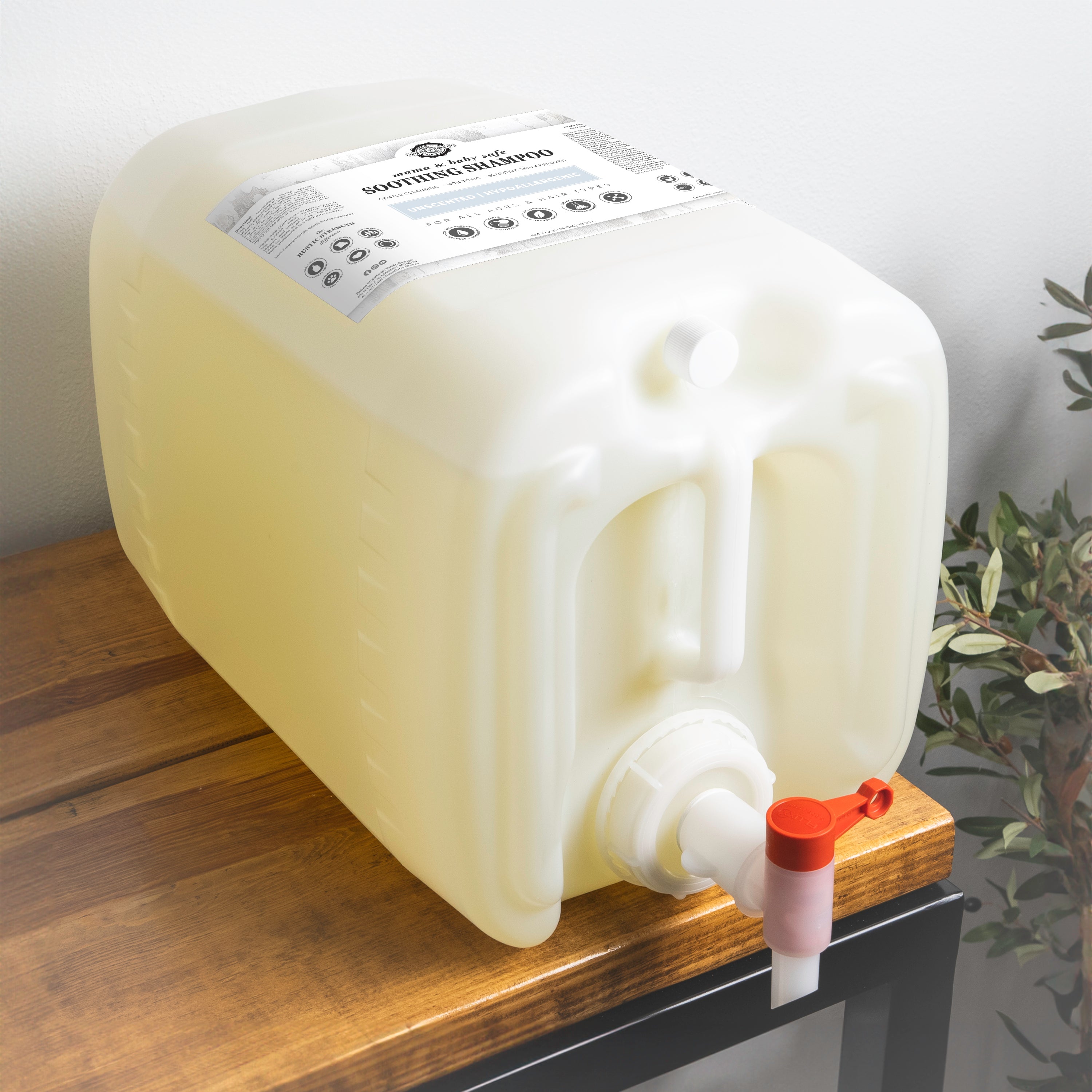 Soothing Shampoo | Mama + Baby Safe 5 Gallon Eco Jug with Spout
