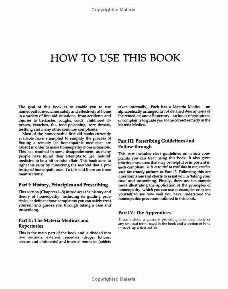 The Complete Homeopathy Handbook: Safe and Effective Ways to Treat Fevers, Coughs, Colds and Sore Throats, Childhood Ailments, Food Poisoning, Flu, and a Wide Range of Everyday Complaints (Spiral Bound)