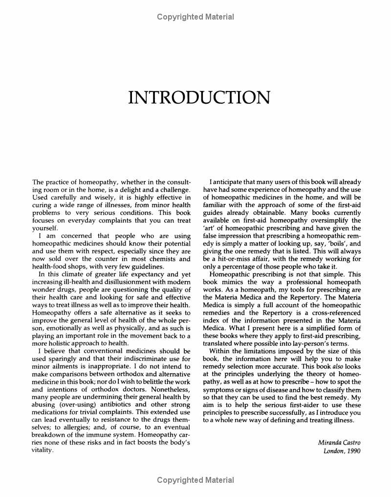 The Complete Homeopathy Handbook: Safe and Effective Ways to Treat Fevers, Coughs, Colds and Sore Throats, Childhood Ailments, Food Poisoning, Flu, and a Wide Range of Everyday Complaints (Spiral Bound)
