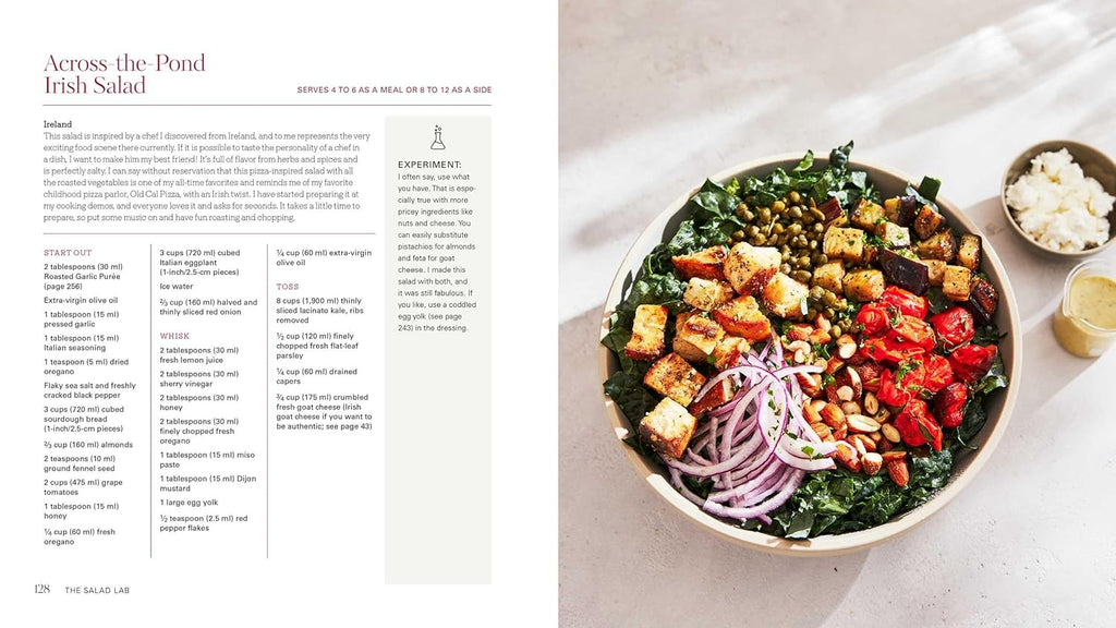 The Salad Lab: Whisk, Toss, Enjoy!: Recipes for Making Fabulous Salads Every Day (A Cookbook) (Spiral Bound)