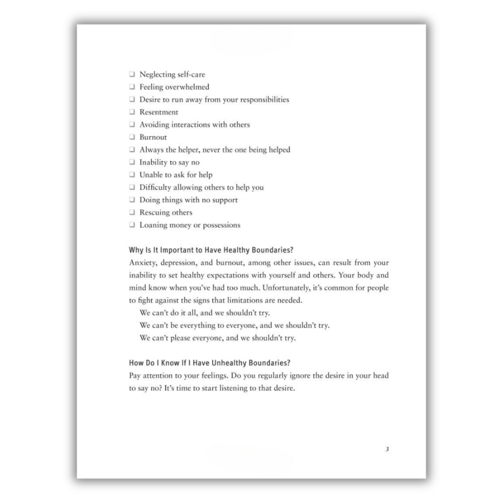 The Set Boundaries Workbook: Practical Exercises for Understanding Your Needs and Setting Healthy Limits (Spiral Bound)