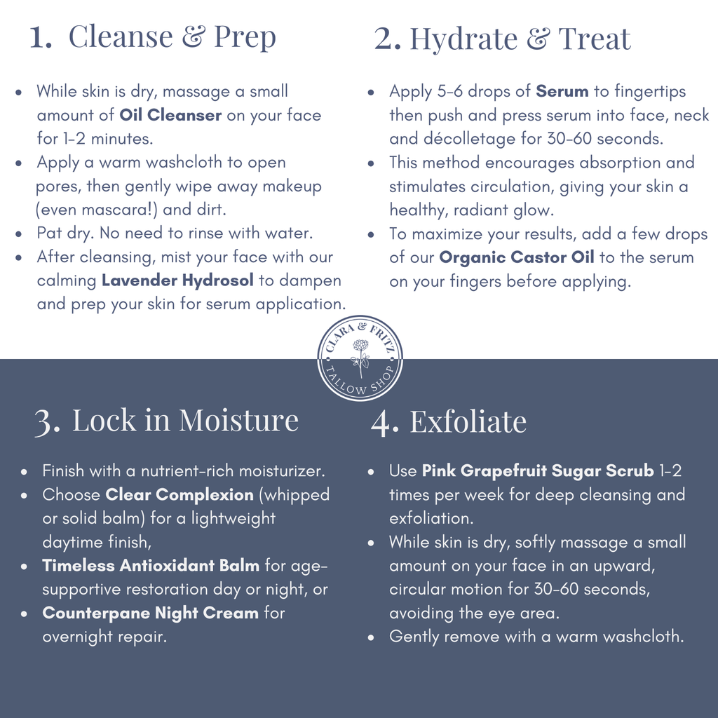 Tallow-Based Oil Cleanser