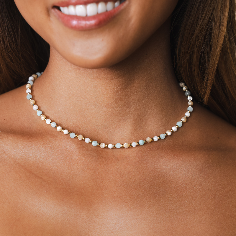 Imagination & Inner Peace 4mm Metal Accent Necklace