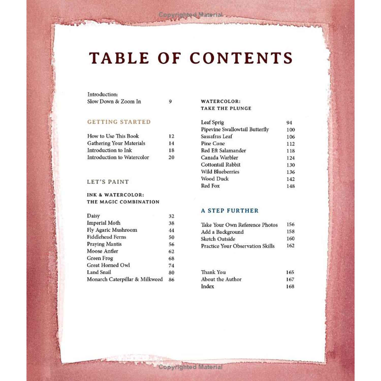 Watercolor in Nature: Paint Woodland Wildlife and Botanicals with 20 Beginner-Friendly Projects (Spiral Bound)