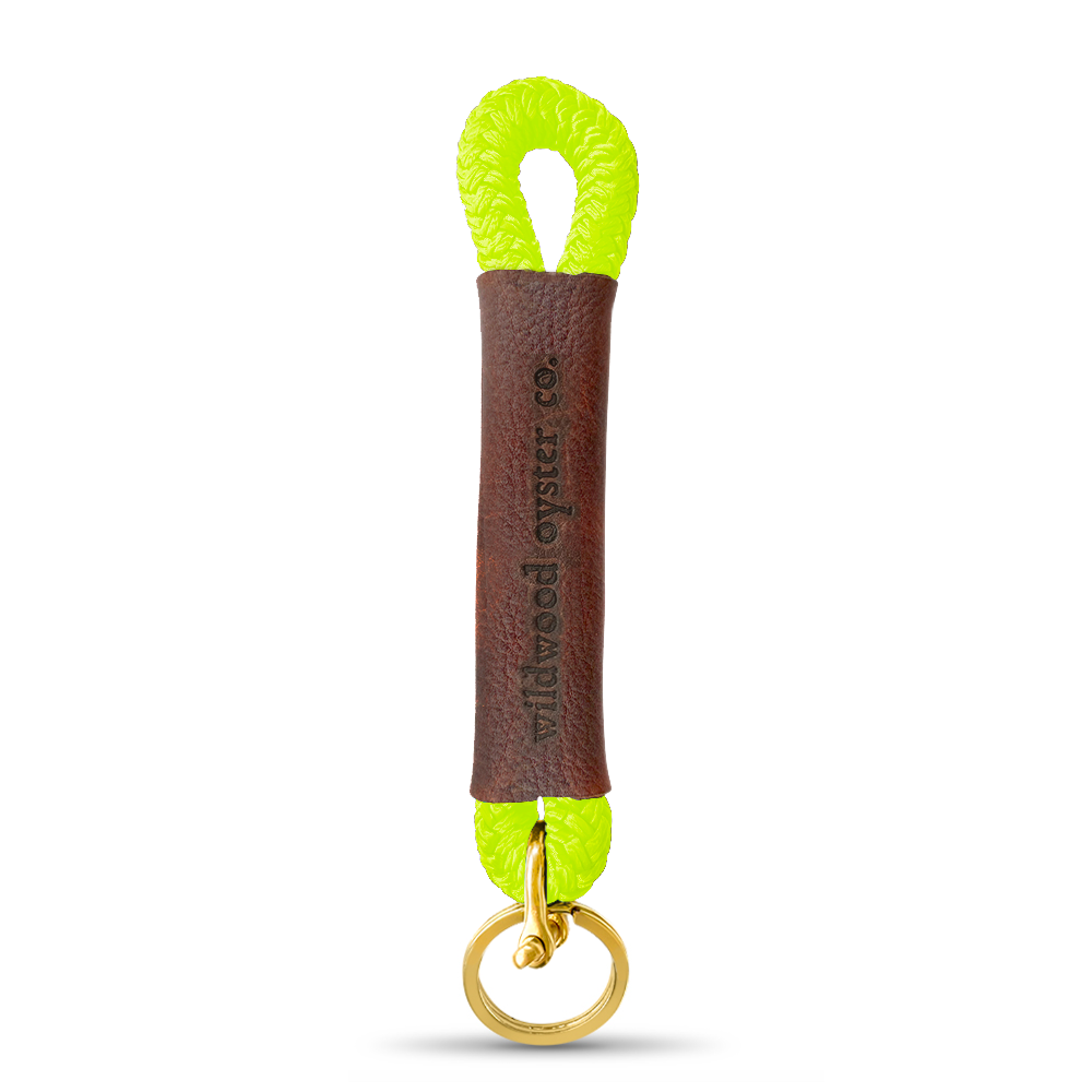 Rope + Leather Keychains