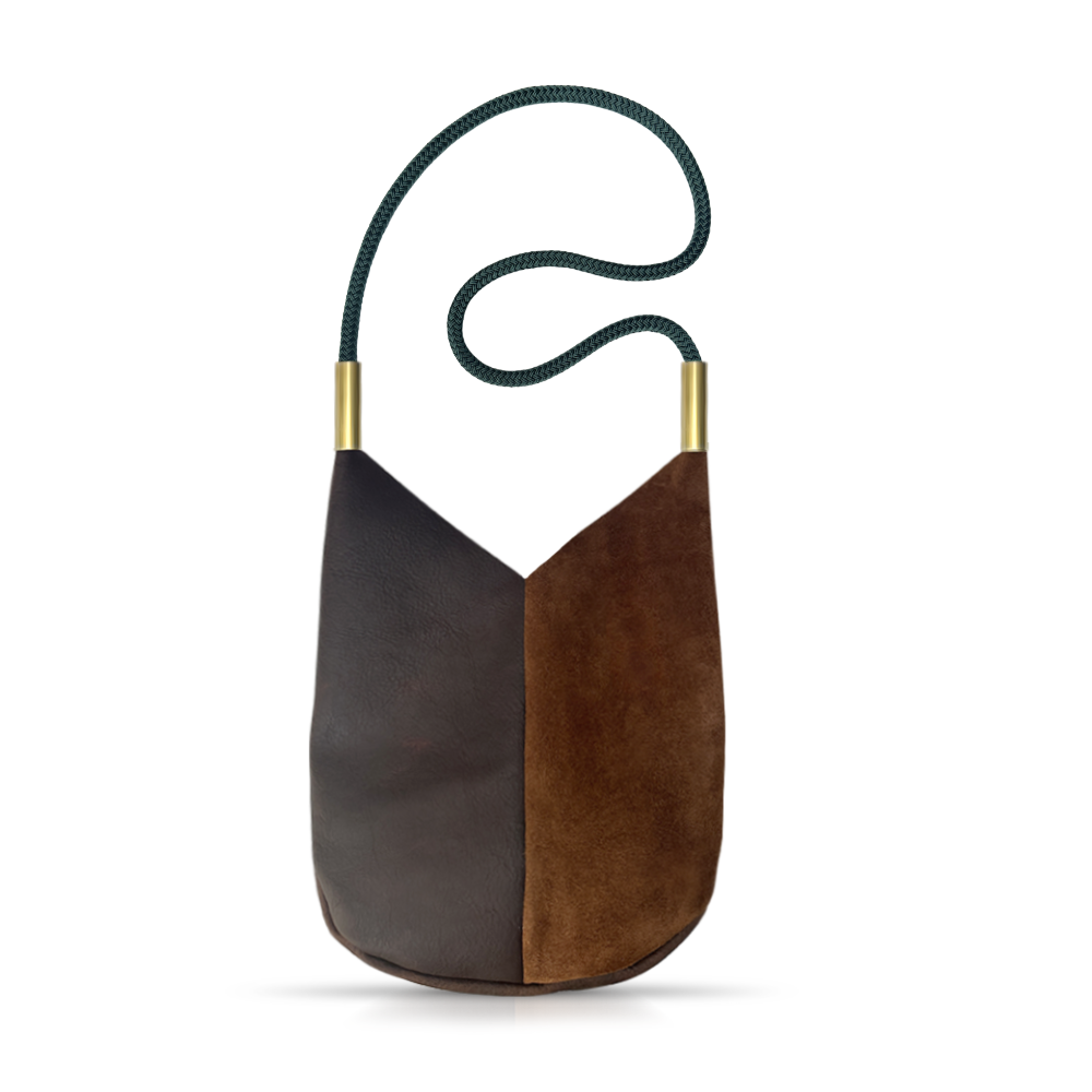 Mermaid Purse // in Brown Leather