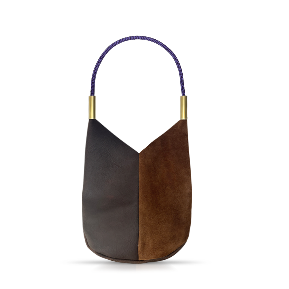 Mermaid Purse // in Brown Leather
