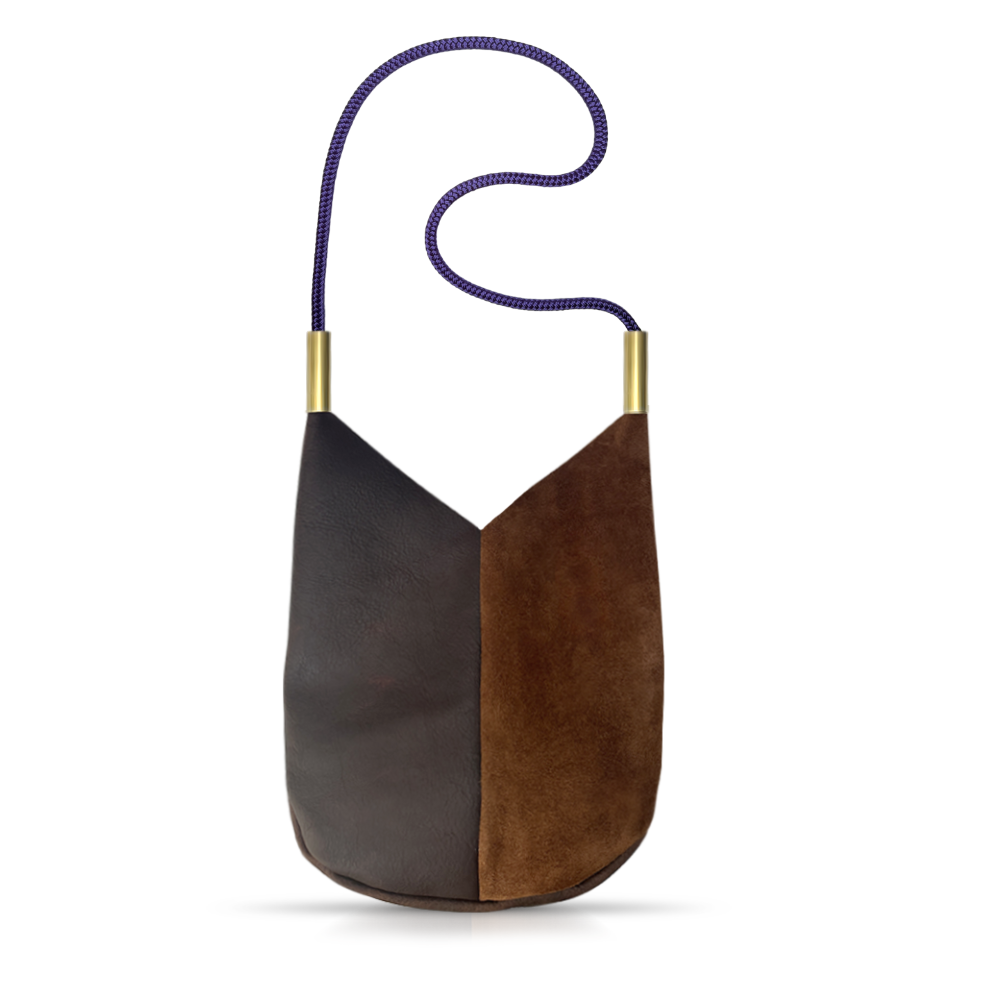 Mermaid Purse // in Brown Leather