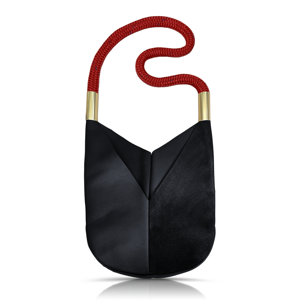 Original Wildwood Bag // Large Crossbody in Black Leather