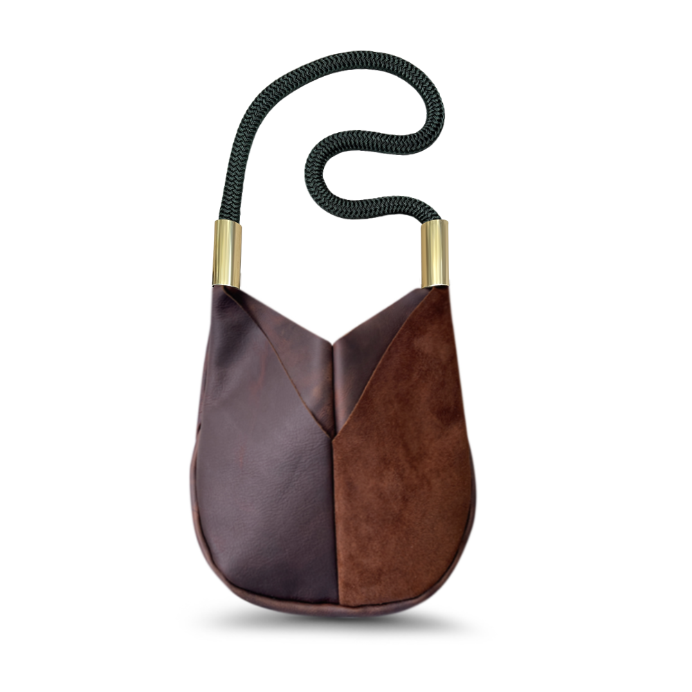 Original Wildwood Bag // Small Crossbody in Brown Leather