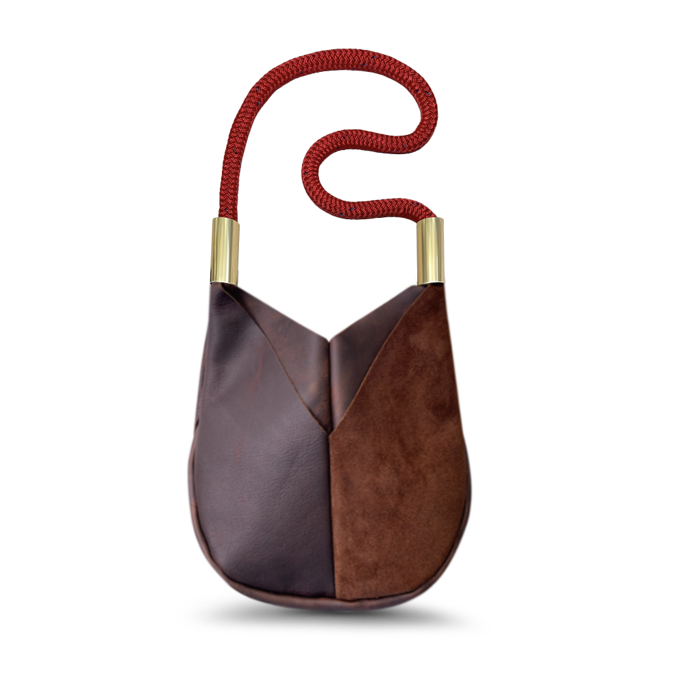 Original Wildwood Bag // Small Crossbody in Brown Leather