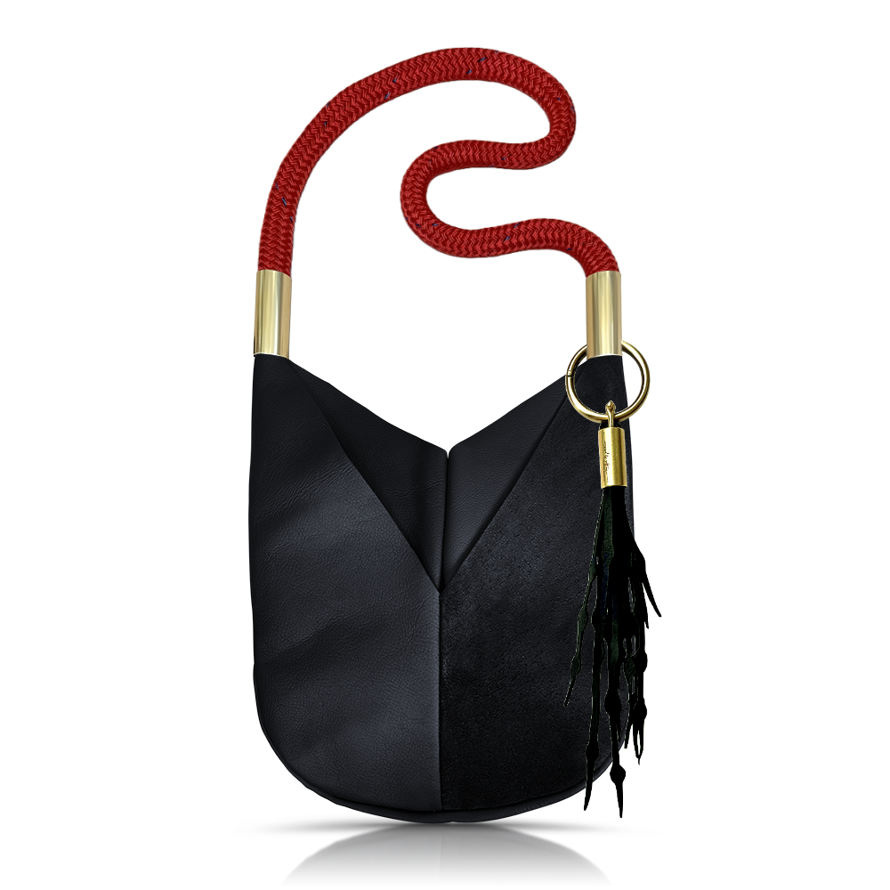 Original Wildwood Bag // Large Crossbody in Black Leather