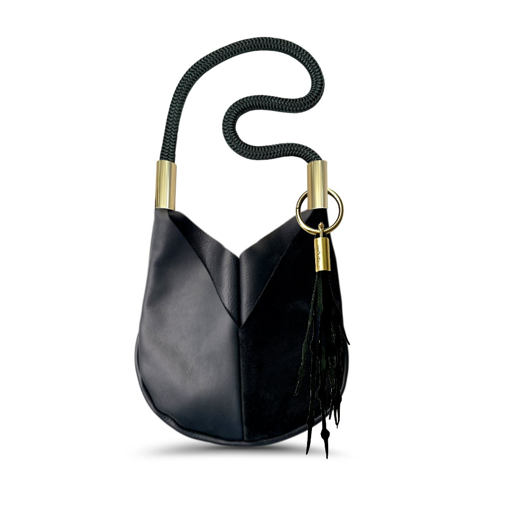 Original Wildwood Bag // Small Crossbody in Black Leather