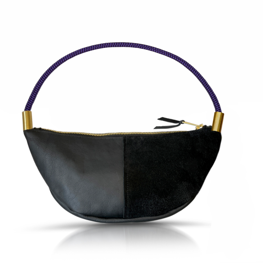 Sling Bag // in Black Leather