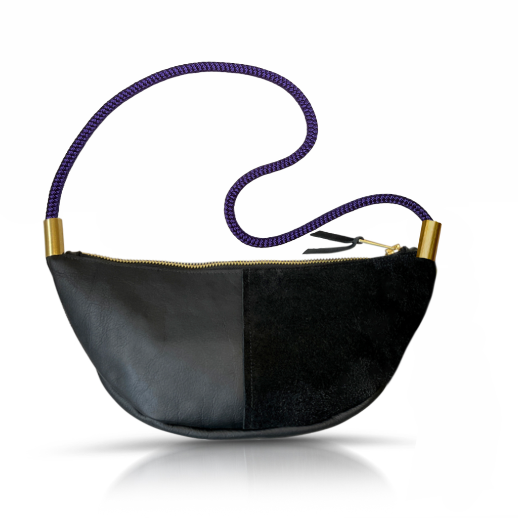 Sling Bag // in Black Leather