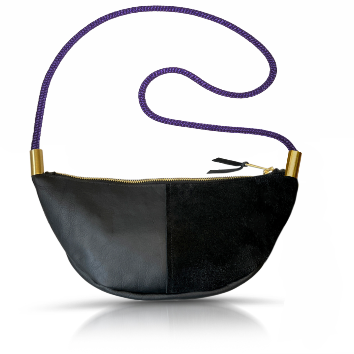 Sling Bag // in Black Leather