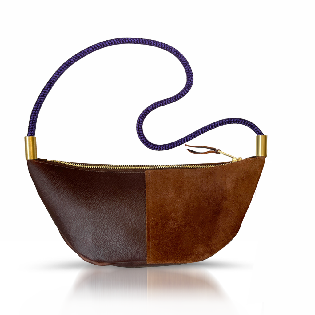 Sling Bag // in Brown Leather