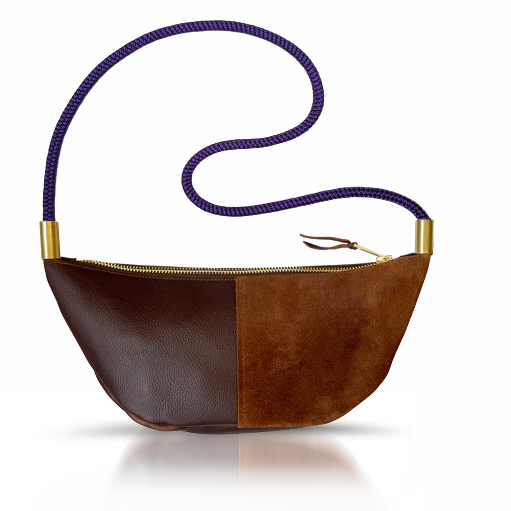 Sling Bag // in Brown Leather