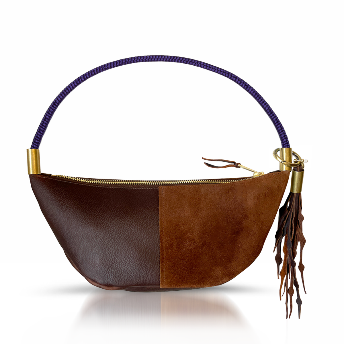 Sling Bag // in Brown Leather