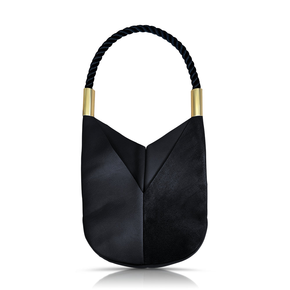 Original Wildwood Bag // Large in Black Leather Summer Night Black Handbag Only