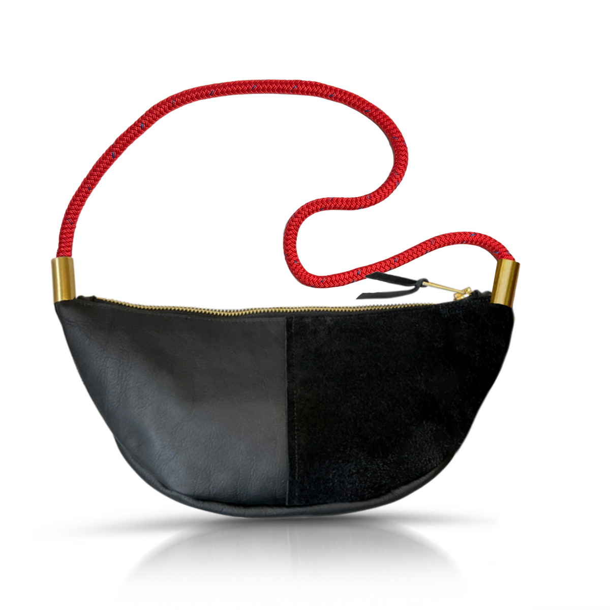 Sling Bag // in Black Leather