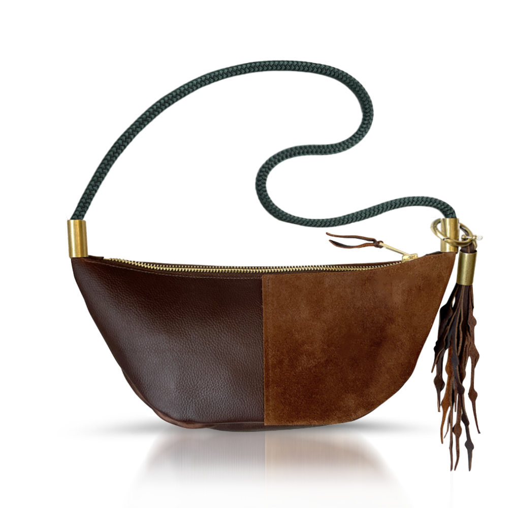 Sling Bag // in Brown Leather