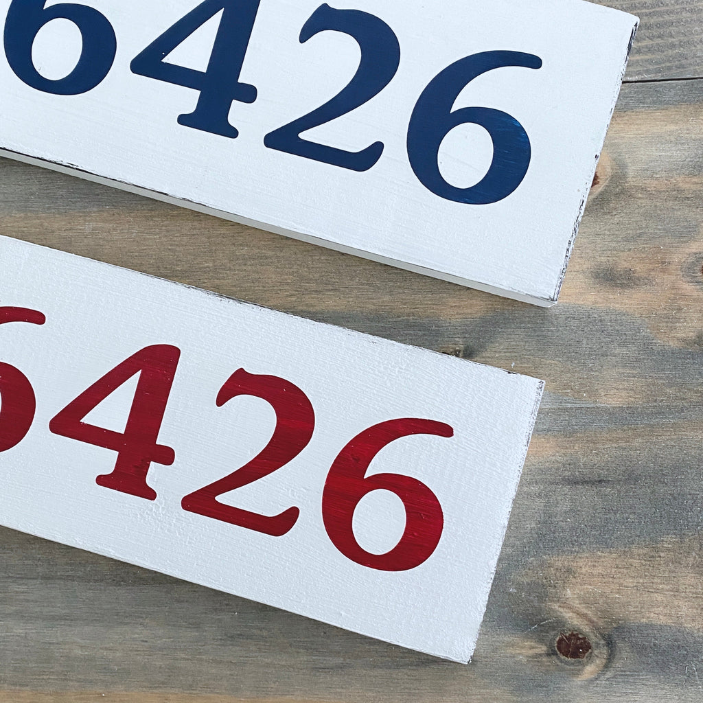 Small Zip Code Sign