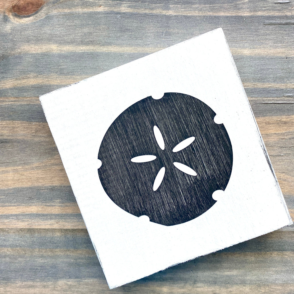 Sand Dollar Sign, 6 x 5.5 in