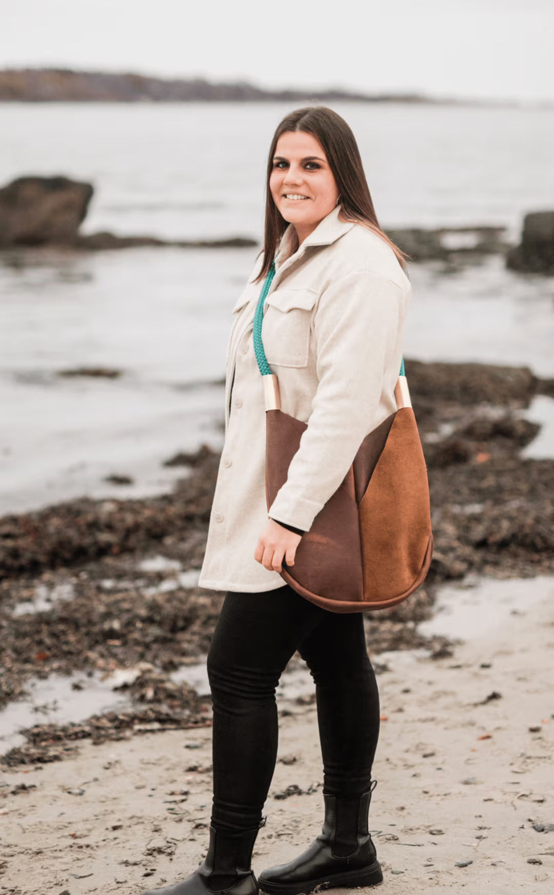 Original Wildwood Bag // Large Crossbody in Brown Leather