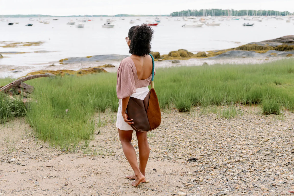 Original Wildwood Bag // Large Crossbody in Brown Leather