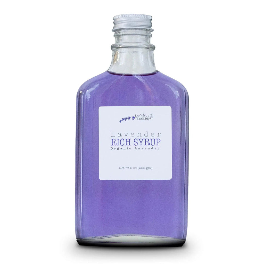 Lavender Syrups - Hand-Crafted Lavender Rich Syrup 9oz