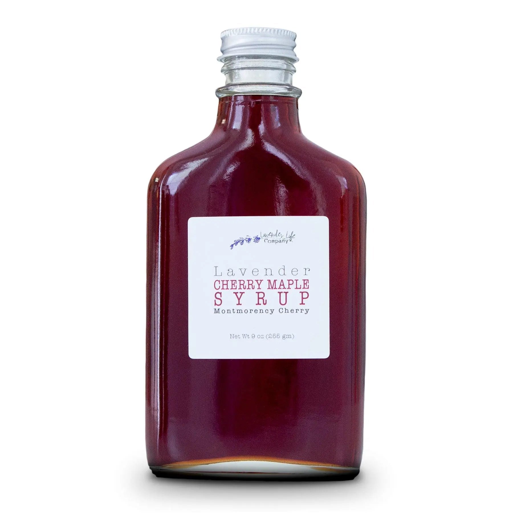 Lavender Syrups - Hand-Crafted Lavender Cherry Maple 9oz