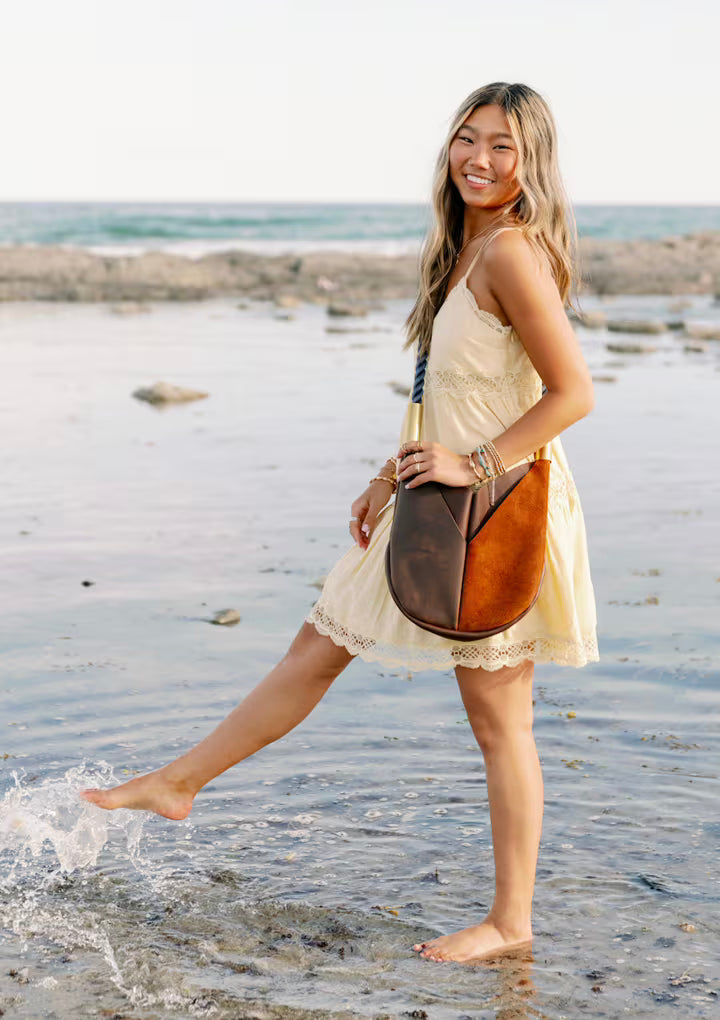 Original Wildwood Bag // Small Crossbody in Brown Leather