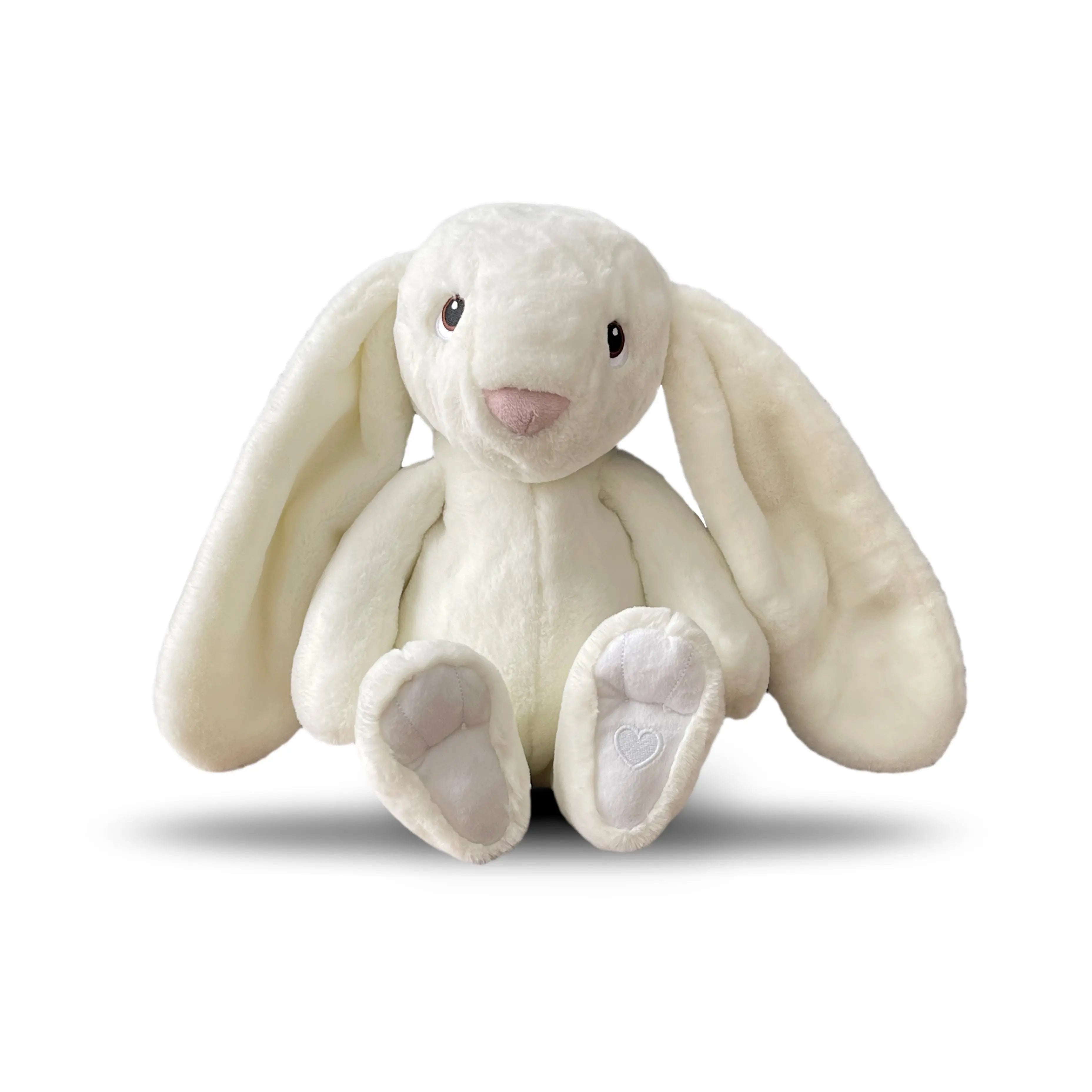 Middle Xander Bunny - Super-Soft, Lavender Stuffed Bunny Snow