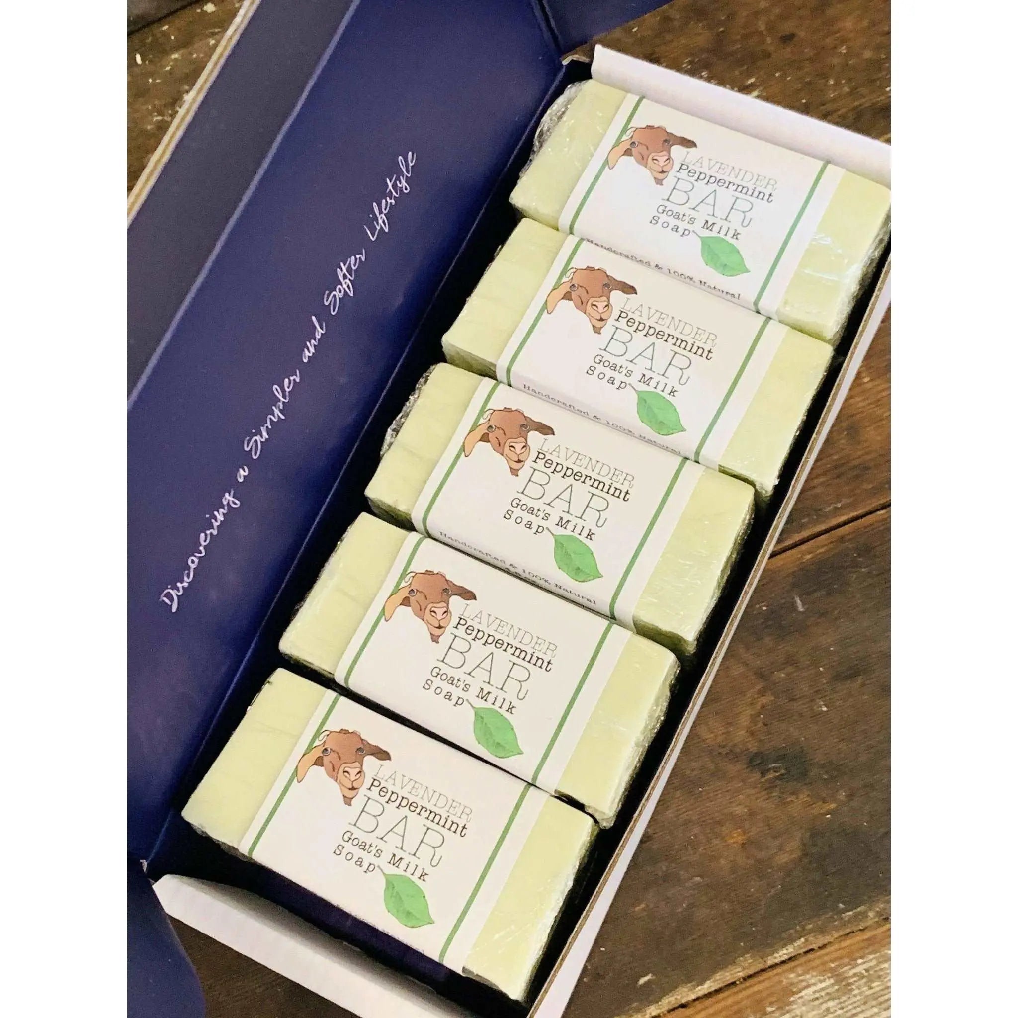 Lavender Bar Soap with Peppermint & Goat's Milk