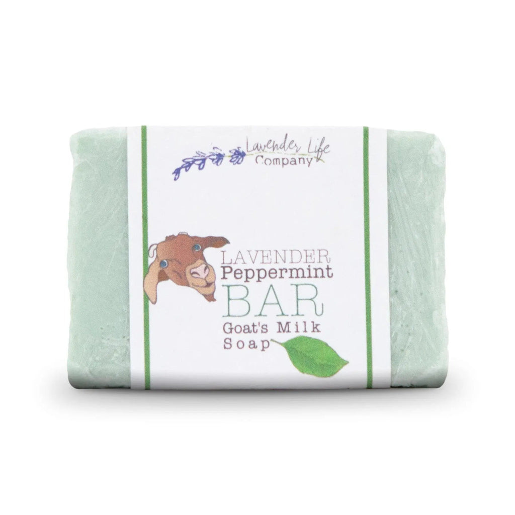 Lavender Bar Soap with Peppermint & Goat's Milk 1 Bar