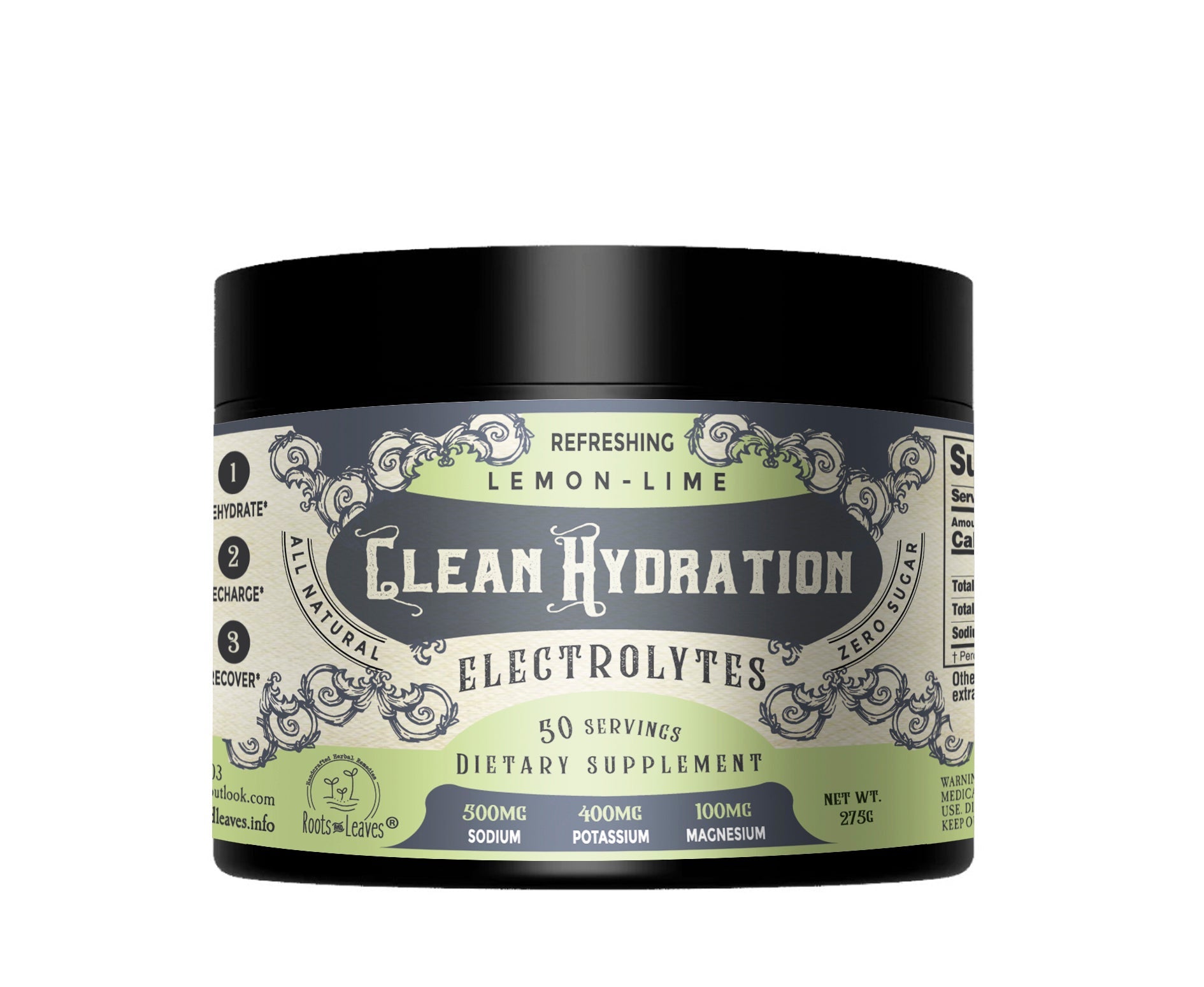 Clean Hydration - Lemon Lime - Electrolytes