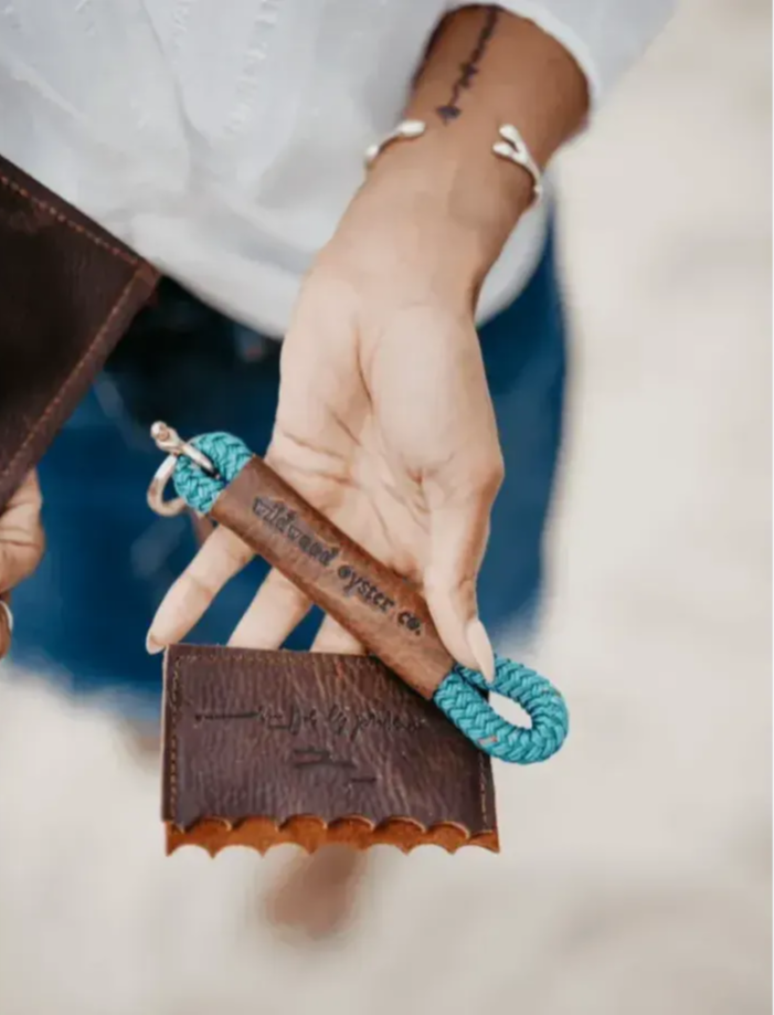 Rope + Leather Keychains