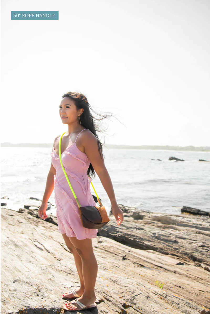 Zip Crossbody // in Brown Leather