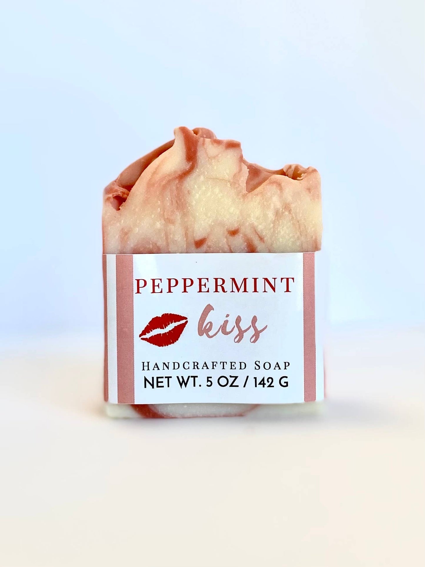 5 oz Peppermint Kiss Handcrafted Soap - Pluff Mud Mercantile