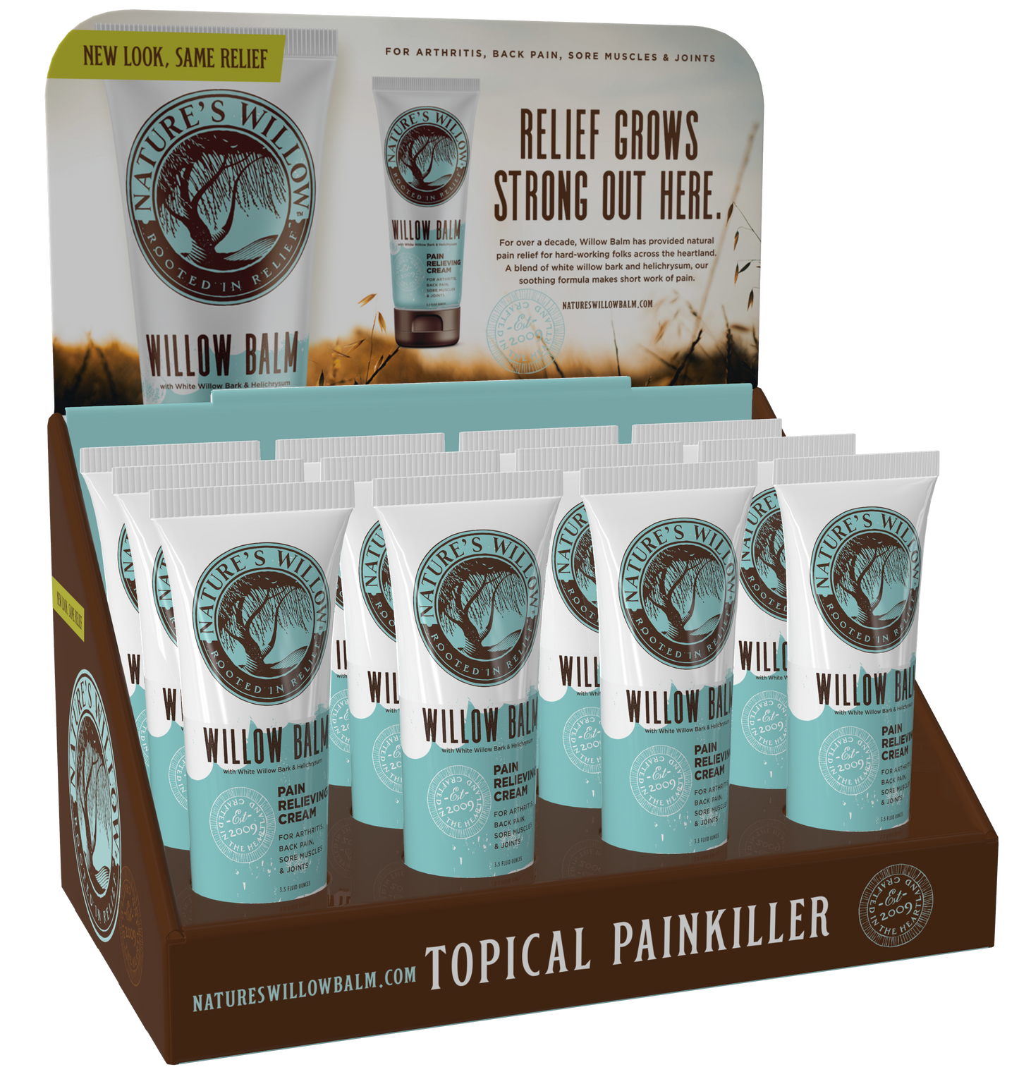 Willow Balm Pain Relief Cream - Pluff Mud Mercantile